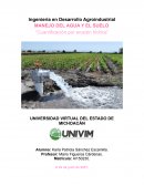 Cuantificación por erosión hídrica