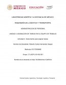 INSTRUMENTOS PARA LA ASIGNACION DE TAREAS