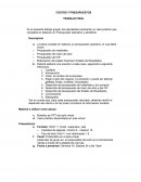 COSTOS Y PRESUPUESTOS TRABAJO FINAL