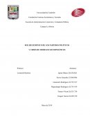 ROL HEGEMÓNICO DE LOS PARTIDOS POLÍTICOS Y CRISIS DE MODELOS SOCIOPOLÍTICOS