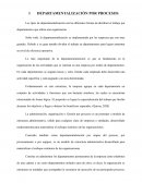DEPARTAMENTALIZACIÓN POR PROCESOS