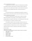 ¿Qué es el comportamiento del consumidor?