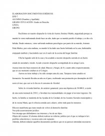ELABORACION DOCUMENTOS JURÍDICOS. Página 1