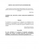 Crónica del maestro que quiero ser