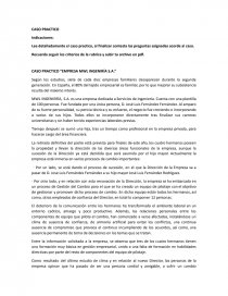 CASO PRACTICO “EMPRESA MWL INGENIRÍA S.A.”. Página 1