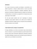 Relato trabajo colaborativo