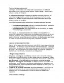 Factores de riesgo psicosocial