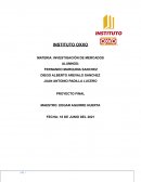 Proyecto final investigacion de mercados