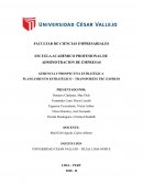 PLANEAMIENTO ESTRATÉGICO – TRANSPORTES TRC EXPRESS