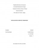 SOCIALIZACIÓN DE SERVICIO COMUNITARIO