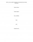 Presentación Comportamiento del mercado internacional