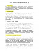 Pasos a seguir para la iniciativa de una ley