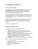 Investigacion cientifica