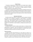 Estudio Técnico, Financiero y Económico