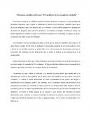 Resumen analítico del texto El caballero de la armadura oxidada