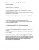 Principales características de los dispositivos fusibles