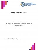 Actividad 4. Laboratorio: toma de decisiones