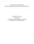 TALLER EVALUACIÓN SISTEMA DE CONTROL INTERNO ENFOQUE COSO