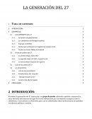 La generación del 27