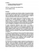 LA SOCIOLOGÍA: UNA VISIÓN ACTUAL