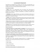 La comunicación Interpersonal