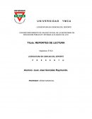 REPORTES DE LECTURA. ÉTICA