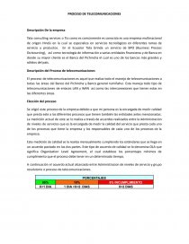 PROCESO DE TELECOMUNICACIONES. Página 1