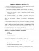 PROCESO DE DISEÑO DE MEZCLAS