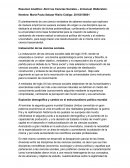 Instauración de las ciencias sociales