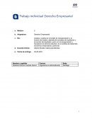 Trabajo individual Derecho Empresarial
