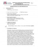 INFORME DE PRÁCTICAS PRE-PROFESIONALES Empresa Pública de turismo Ciudad Mitad del mundo