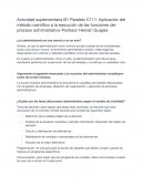 Aplicación del método científico a la ejecución de las funciones del proceso administrativo