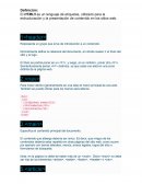 Computacion. El HTML5