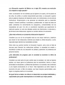 La educacion en México en el siglo XX