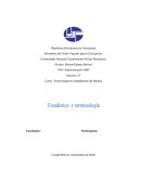 Estadistica y terminologia