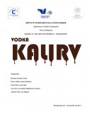 ESTUDIO ECONÓMICO - FINANCIERO. Vodka Kaliry