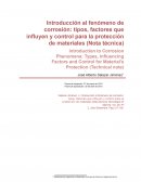 Procedimientos control de corrosion