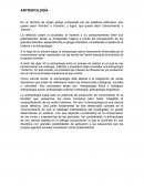Ensayo de antropología