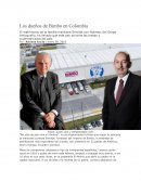 Los dueños de Bimbo en Colombia