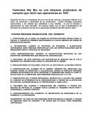 Cementos Bio Bio es una Empresa productora de cemento que inició sus operaciones en 1957