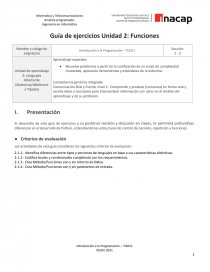 Ejercicio funciones. Página 1
