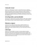 Estadistica ejercicios. Solución cloud