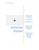 EVIDENCIA. NOTICIAS FALSAS