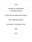 INFORME DE LABORATORIO ELECTRÓNICA DIGITAL