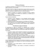 Politicas de dividendos