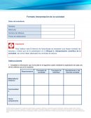 Formato interpretación de la sociedad