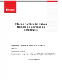 Fundamentos de base de datos. Página 1