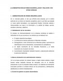 LA ADMINISTRACIÓN EN PAÍSES DESARROLLADOS Y RELACIÓN CON OTRAS CIENCIAS