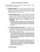 POTENCIAL PARA REGULAR EL CONFLICTO: