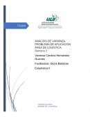 El análisis de la varianza (ANOVA)